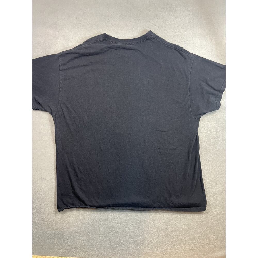 Nirvana Smiley Face Distressed T-Shirt Black XL Men 100% Cotton Grunge Style - Picture 4 of 7